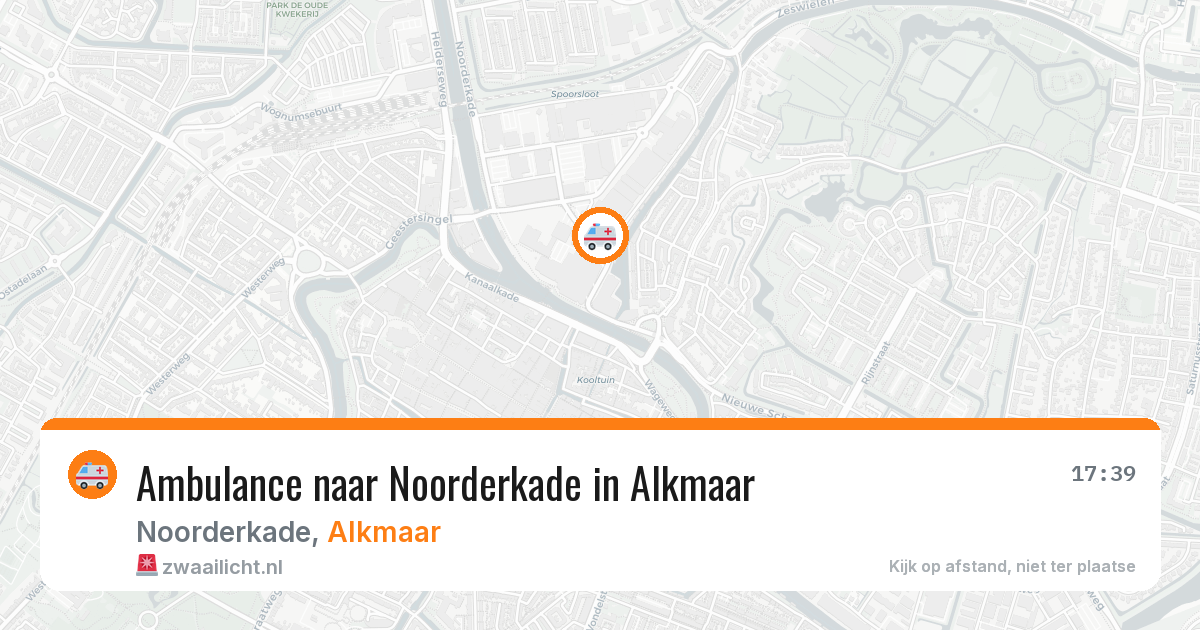 Ambulance naar Noorderkade in Alkmaar — 1 jul 2026