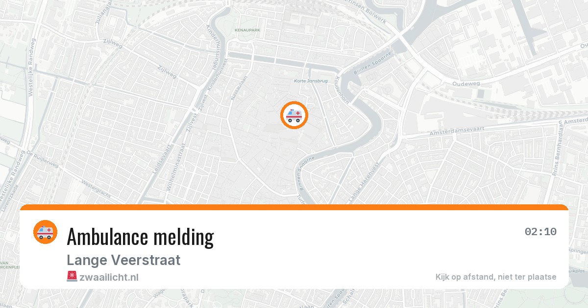 Ambulance melding — 26 apr 2026