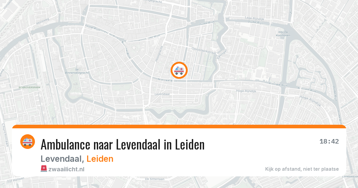 Ambulance naar Levendaal in Leiden — 2 feb 2026