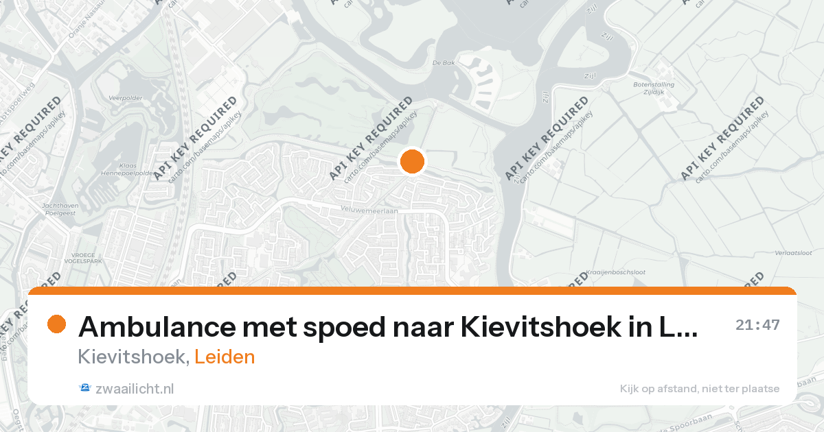 Ambulance met spoed naar Kievitshoek in Leiden — 16 feb 2026