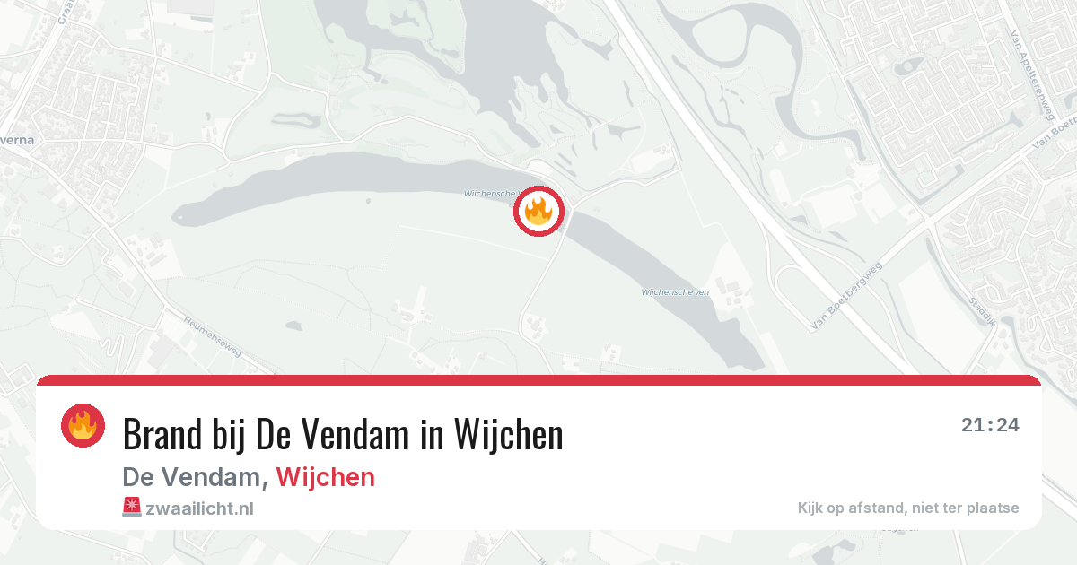 Brand bij De Vendam in Wijchen — 29 jul 2026