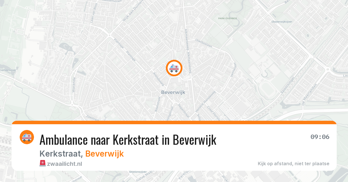 Ambulance naar Kerkstraat in Beverwijk — 18 jan 2026