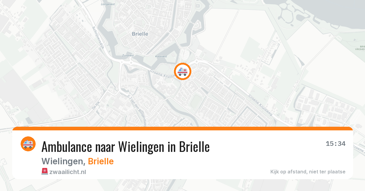Ambulance naar Wielingen in Brielle — 6 apr 2026