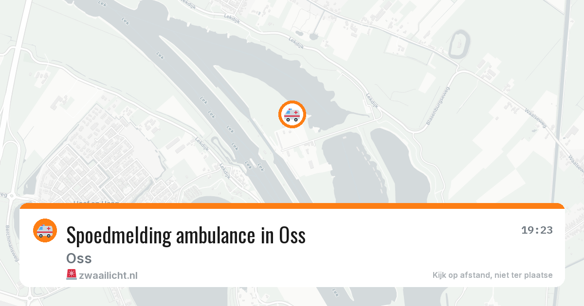 Spoedmelding ambulance in Oss — 24 jan 2026