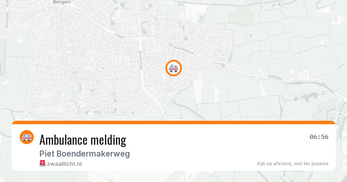 Ambulance melding — 30 jun 2026