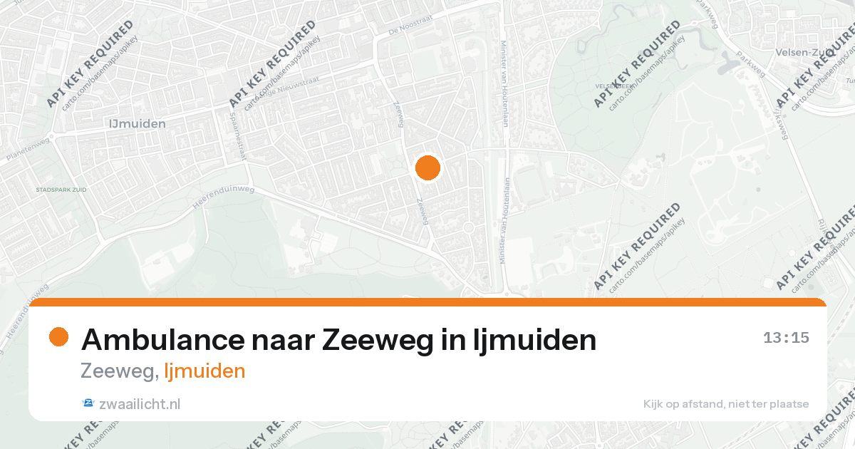 Ambulance naar Zeeweg in Ijmuiden — 26 aug 2026