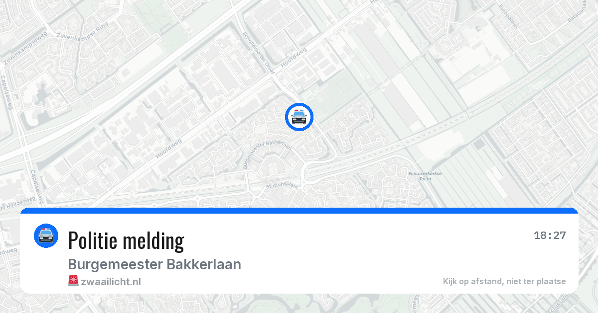 Politie melding — 29 mei 2026