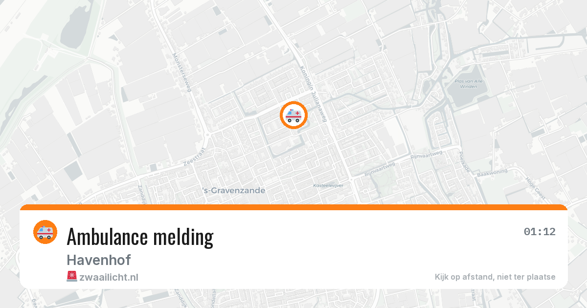 Ambulance melding — 12 apr 2026