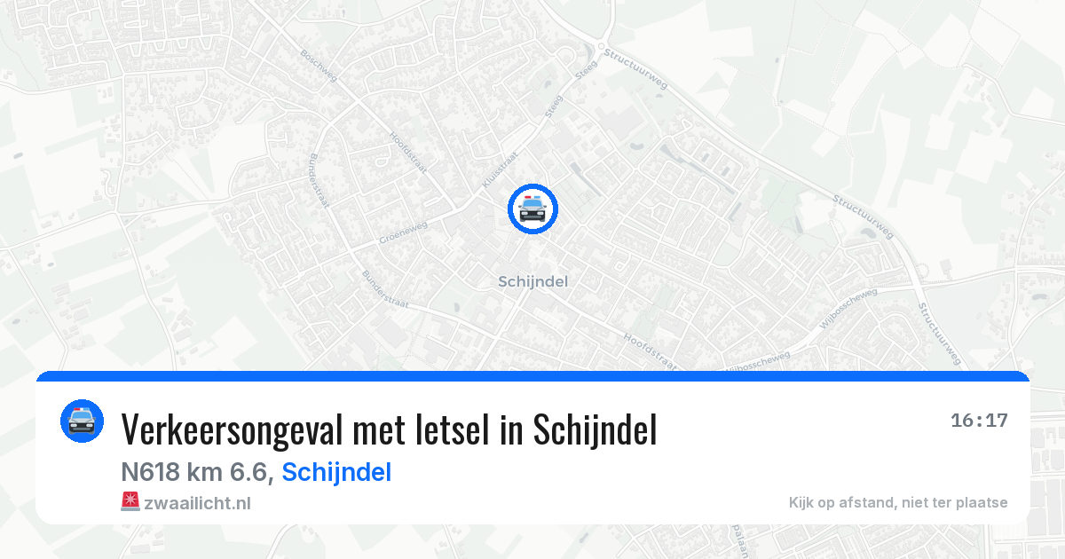 Verkeersongeval met letsel in Schijndel — 15 jun 2026