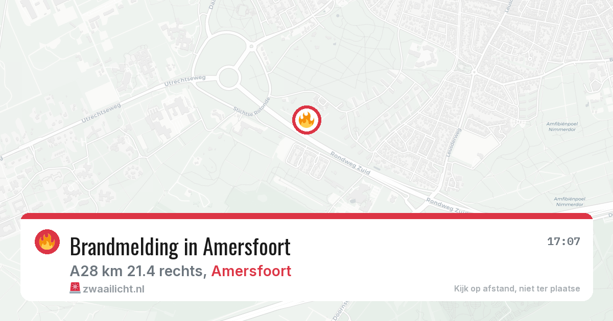 Brandmelding in Amersfoort — 6 apr 2026