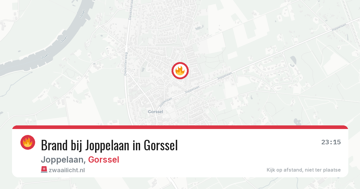Brand bij Joppelaan in Gorssel — 6 jul 2026