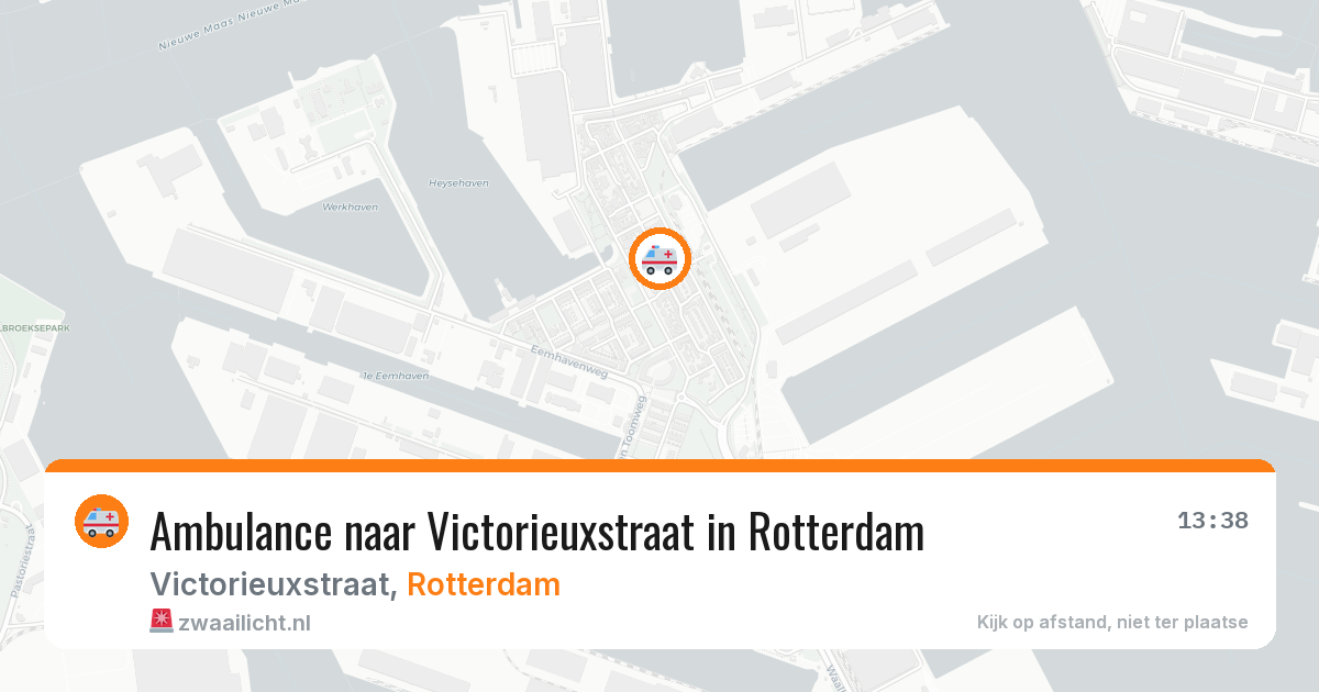 Ambulance naar Victorieuxstraat in Rotterdam — 25 jul 2026