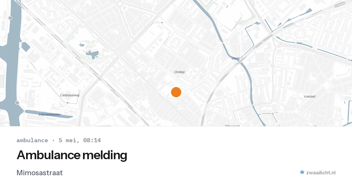Ambulance melding — 5 mei 2026
