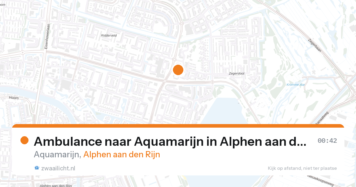 Ambulance naar Aquamarijn in Alphen aan den Rijn — 6 feb 2026