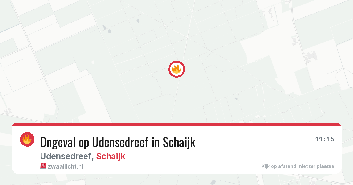 Ongeval op Udensedreef in Schaijk — 28 apr 2026