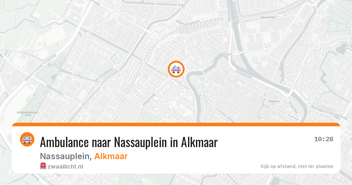 Ambulance naar Nassauplein in Alkmaar — 9 jun 2026