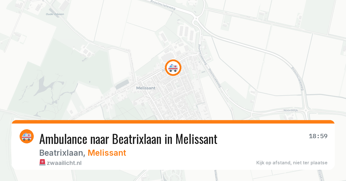 Ambulance naar Beatrixlaan in Melissant — 1 aug 2026