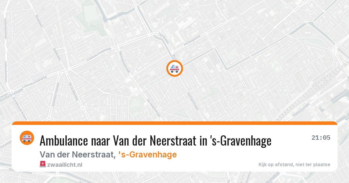 Ambulance naar Van der Neerstraat in 's-Gravenhage — 4 jun 2026
