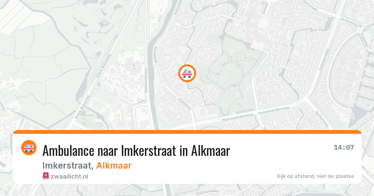 Ambulance naar Imkerstraat in Alkmaar — 26 mei 2026