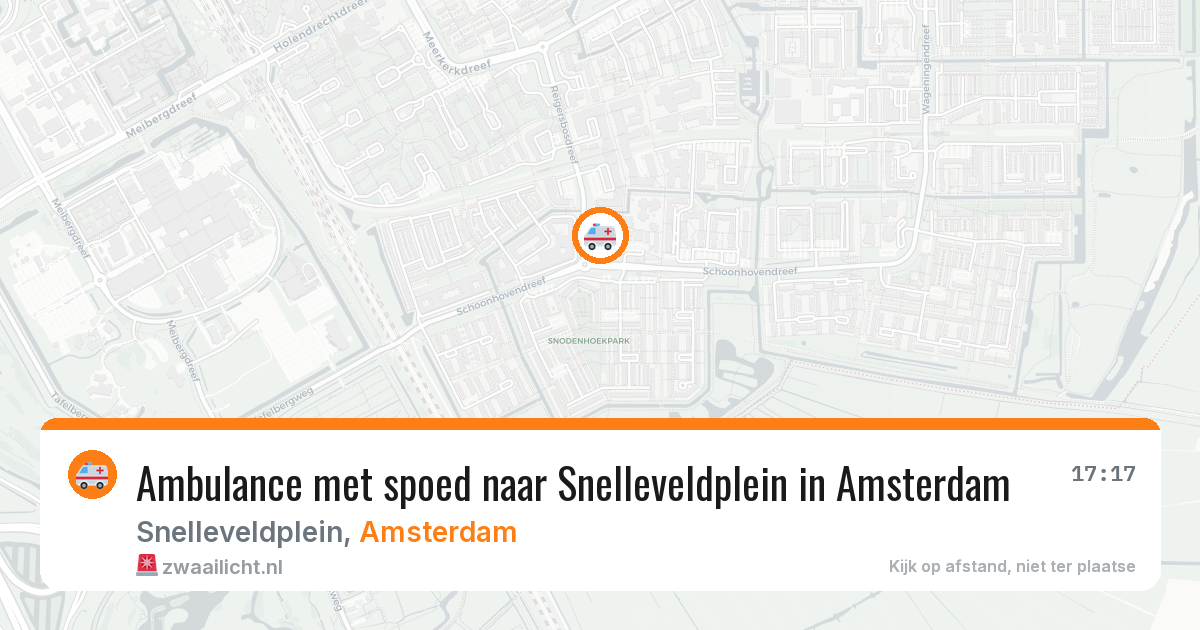 Ambulance met spoed naar Snelleveldplein in Amsterdam — 13 jun 2026