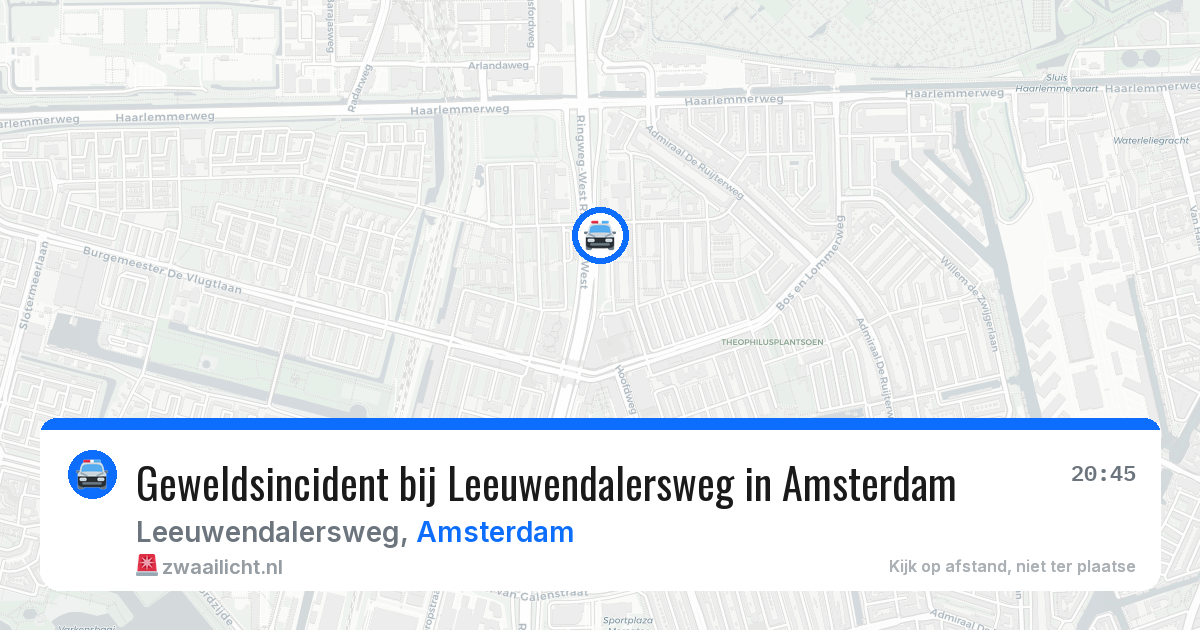 Geweldsincident bij Leeuwendalersweg in Amsterdam — 9 jun 2026