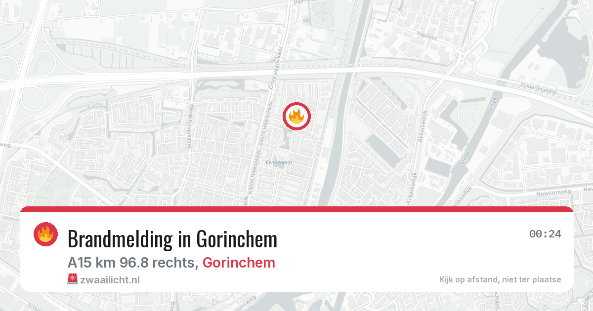 Brandmelding in Gorinchem — 31 mrt 2026