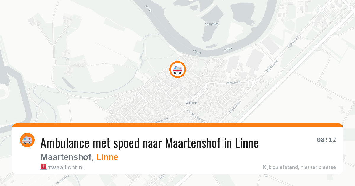 Ambulance met spoed naar Maartenshof in Linne — 18 feb 2026