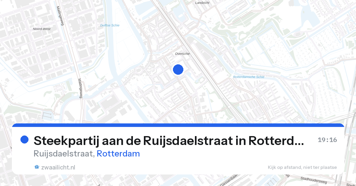 Steekpartij aan de Ruijsdaelstraat in Rotterdam — 28 aug 2026