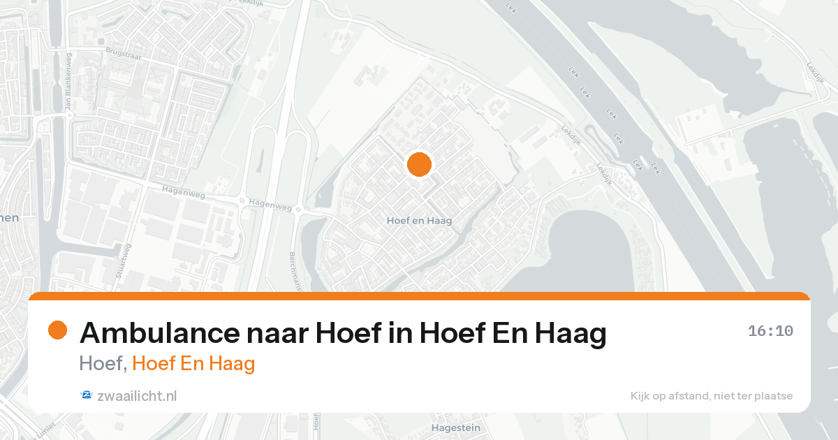 Ambulance naar Hoef in Hoef En Haag — 7 feb 2026