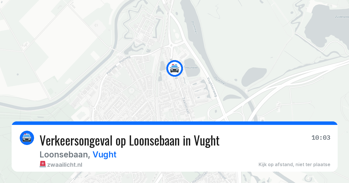 Verkeersongeval op Loonsebaan in Vught — 12 jun 2026