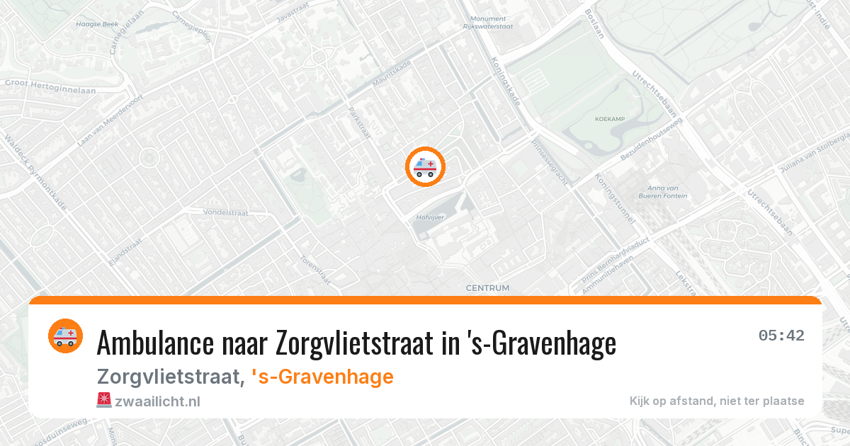 Ambulance naar Zorgvlietstraat in 's-Gravenhage — 7 feb 2026