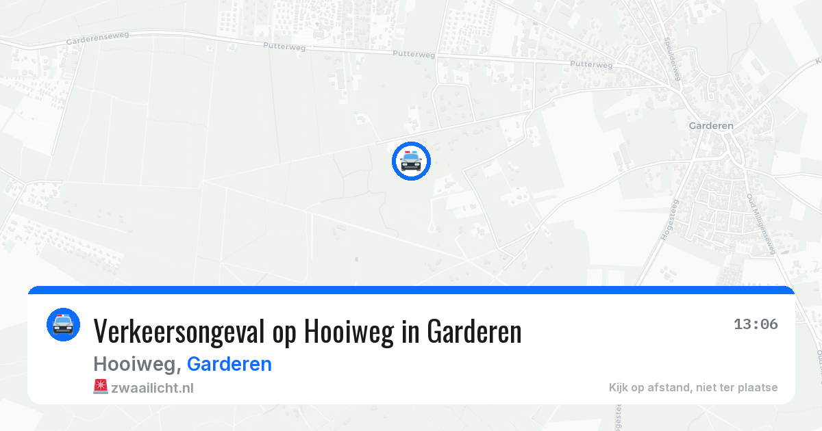 Verkeersongeval op Hooiweg in Garderen — 20 mei 2026