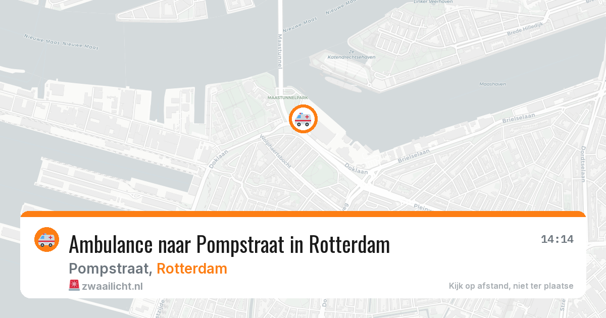 Ambulance naar Pompstraat in Rotterdam — 30 jul 2026