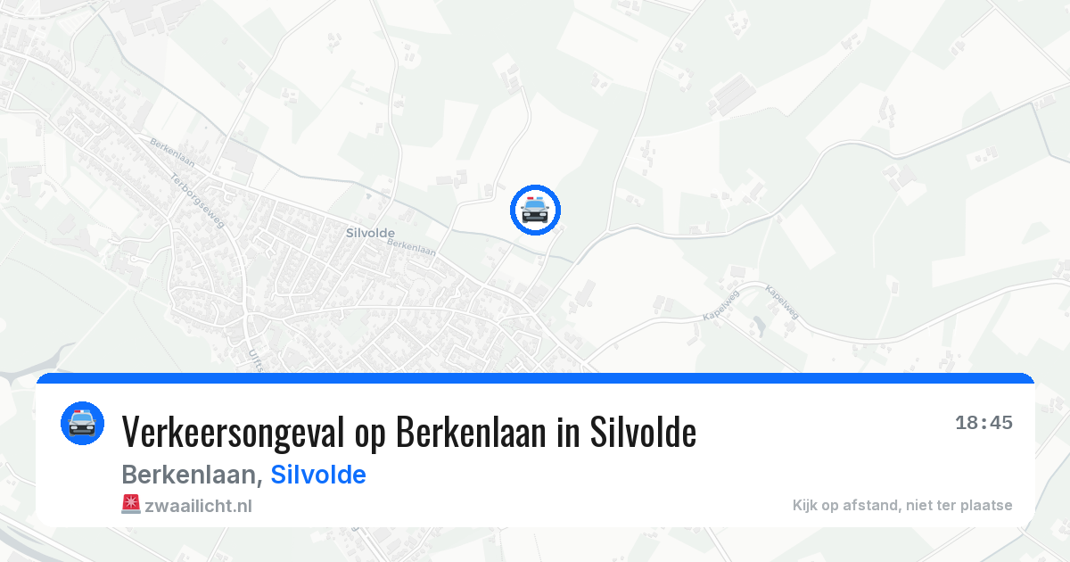 Verkeersongeval op Berkenlaan in Silvolde — 24 jan 2026