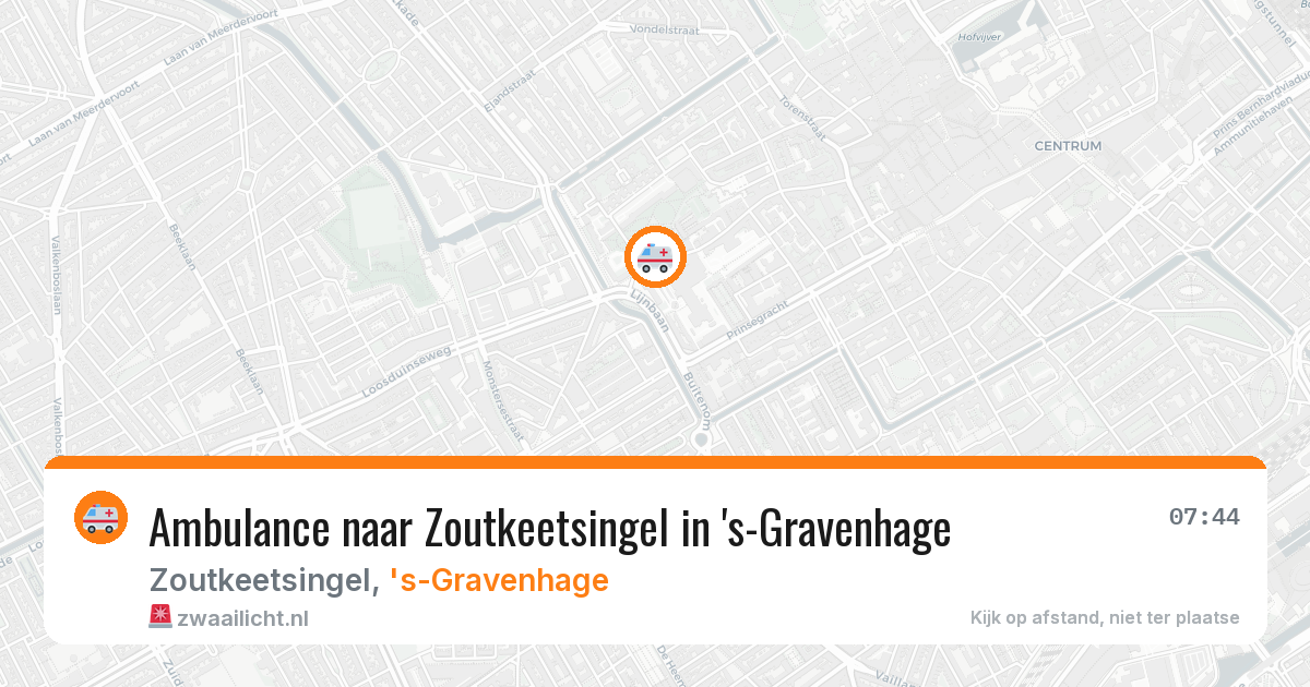 Ambulance naar Zoutkeetsingel in 's-Gravenhage — 29 apr 2026