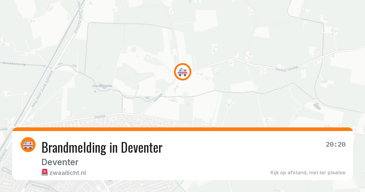 Brandmelding in Deventer — 8 aug 2026