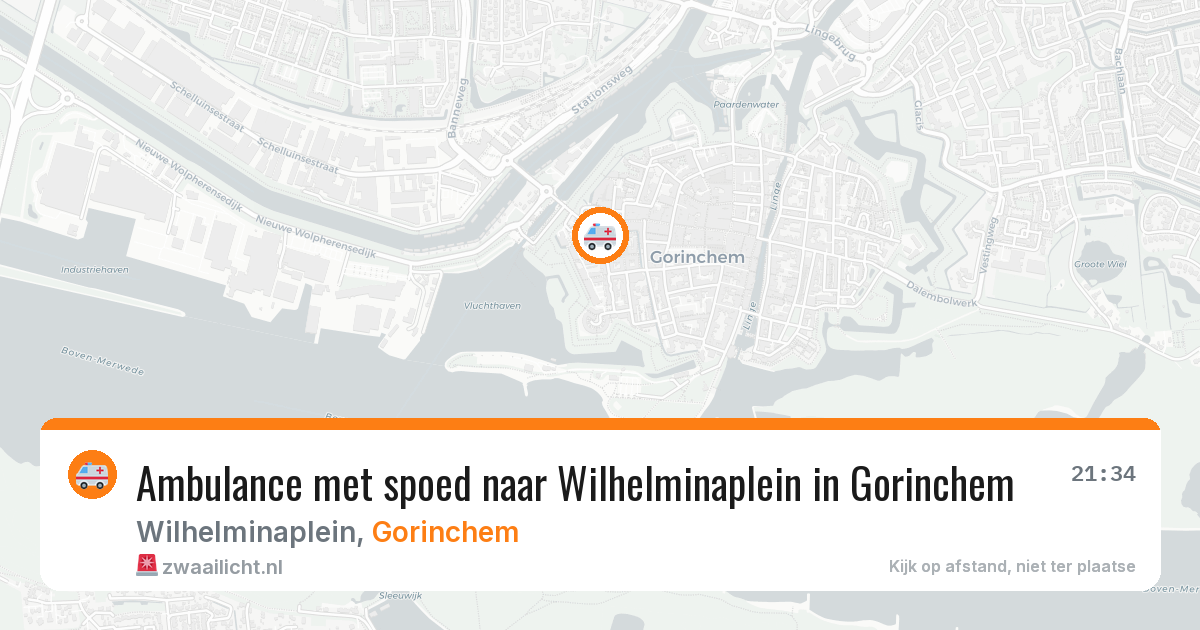 Ambulance met spoed naar Wilhelminaplein in Gorinchem — 19 jun 2026