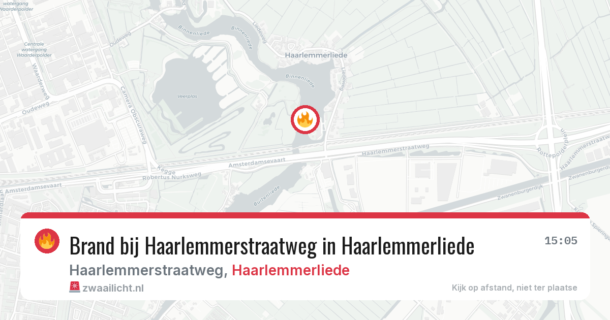 Brand bij Haarlemmerstraatweg in Haarlemmerliede — 27 mei 2026