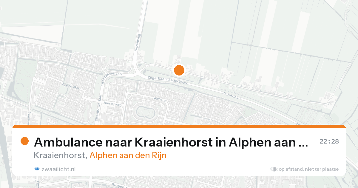 Ambulance naar Kraaienhorst in Alphen aan den Rijn — 7 feb 2026