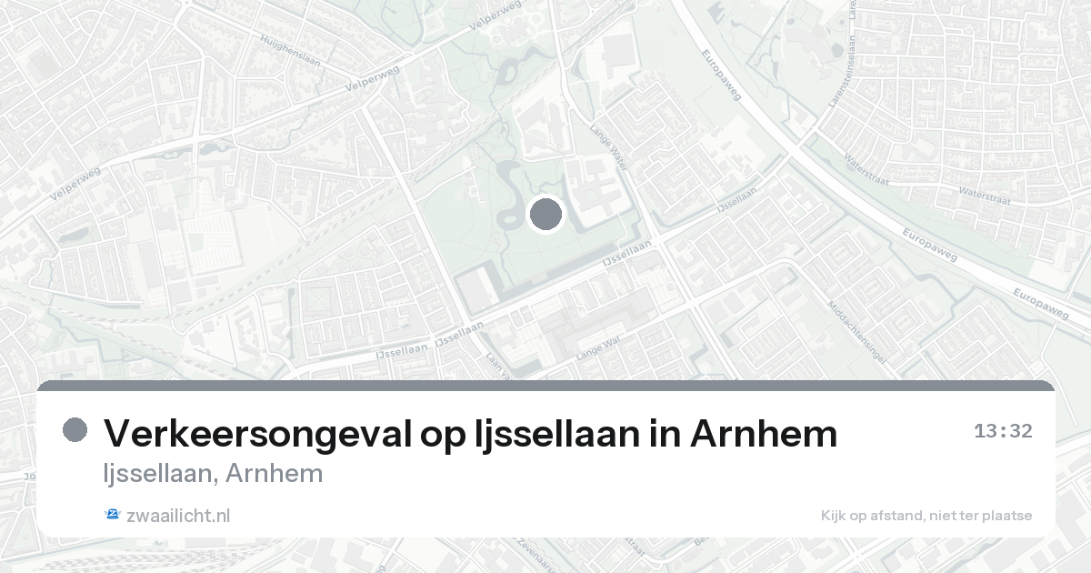 Verkeersongeval op Ijssellaan in Arnhem — 25 aug 2026