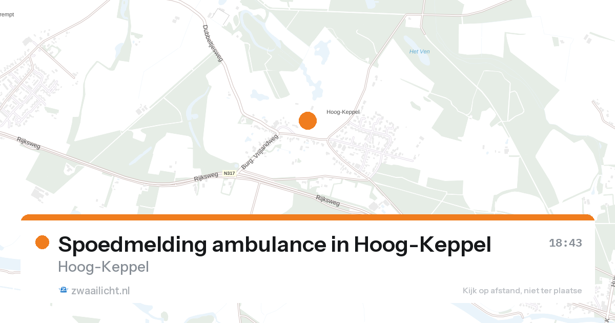 Spoedmelding ambulance in Hoog-Keppel — 12 aug 2026