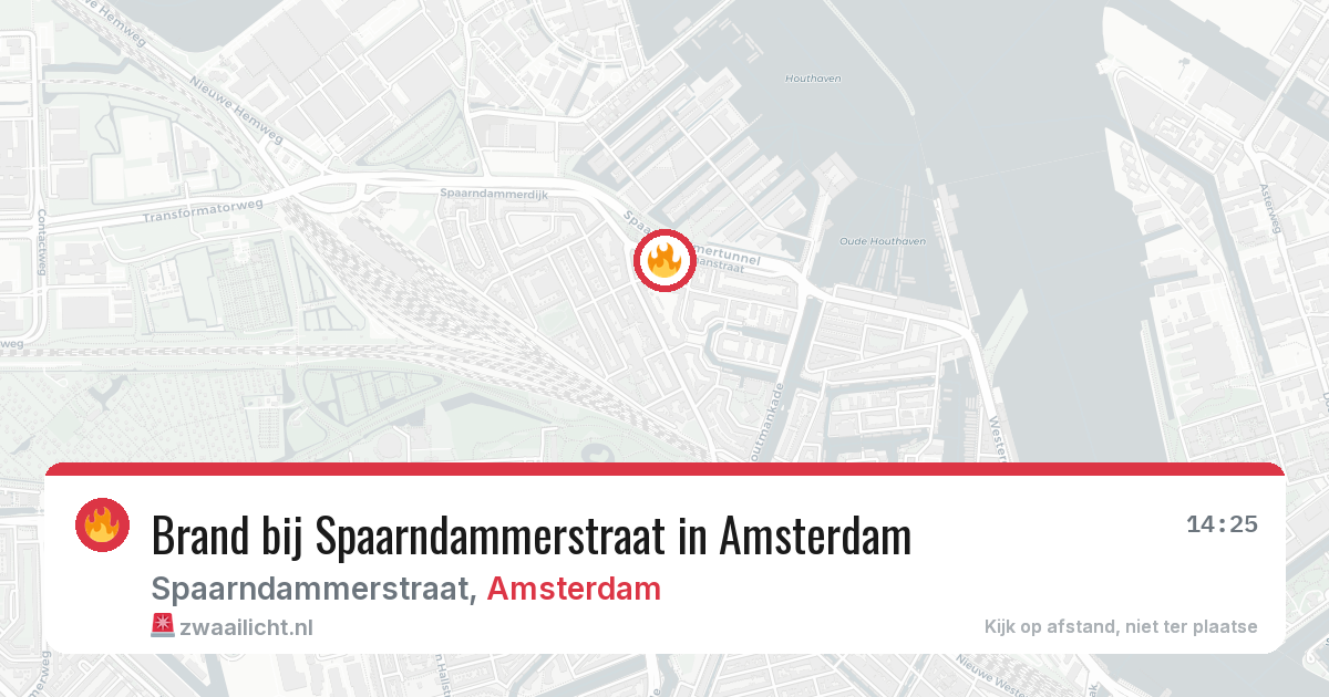 Brand bij Spaarndammerstraat in Amsterdam — 30 mei 2026
