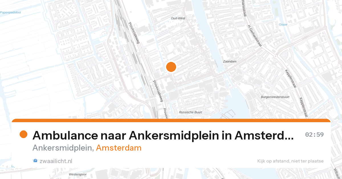 Ambulance naar Ankersmidplein in Amsterdam — 15 jun 2026