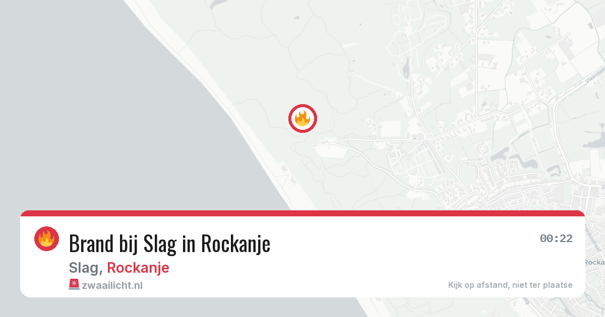 Brand bij Slag in Rockanje — 5 aug 2026