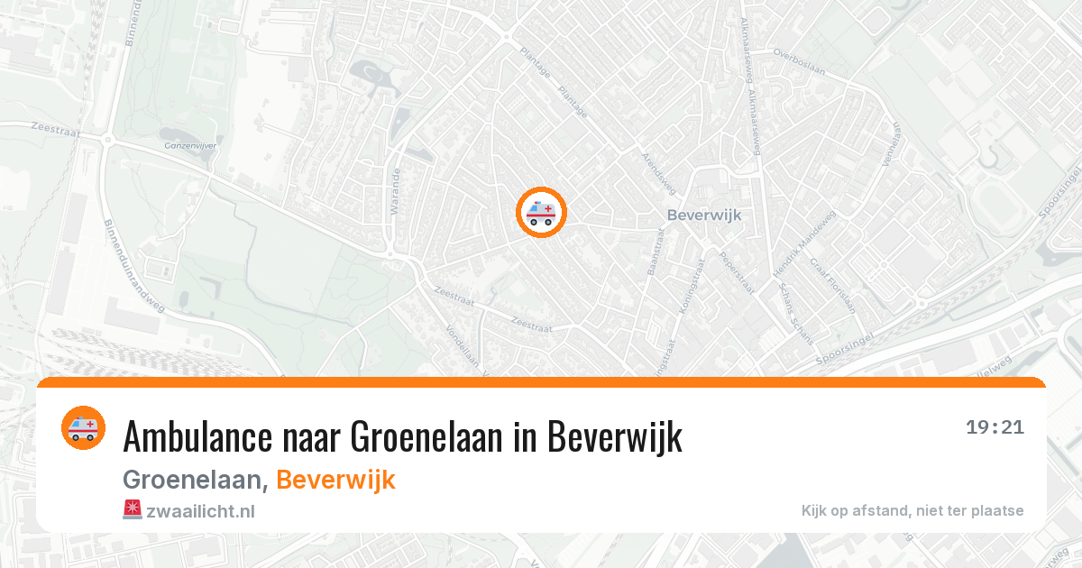 Ambulance naar Groenelaan in Beverwijk — 29 jul 2026