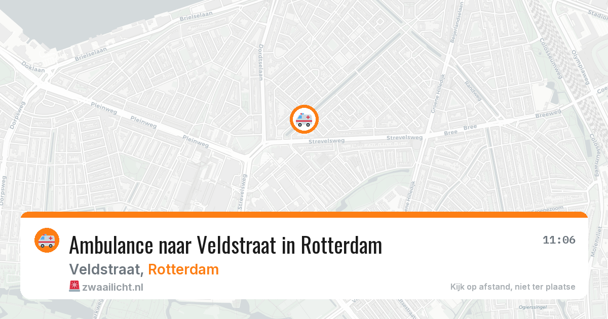 Ambulance naar Veldstraat in Rotterdam — 2 apr 2026