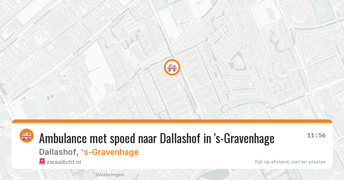 Ambulance met spoed naar Dallashof in 's-Gravenhage — 16 jul 2026