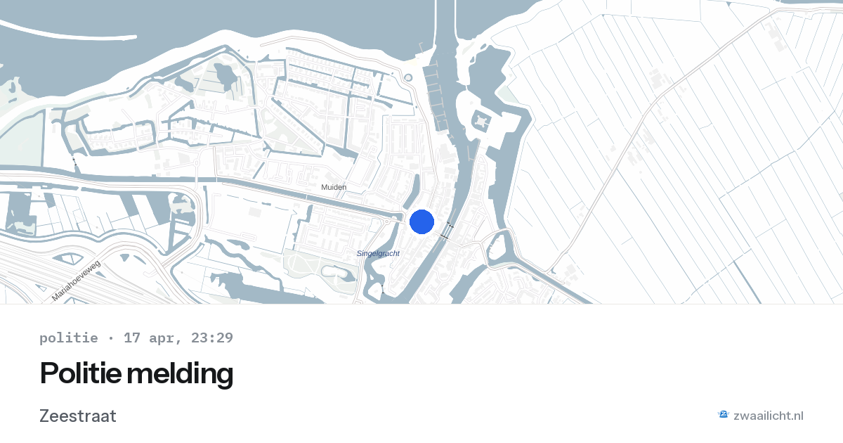 Politie melding — 17 apr 2026