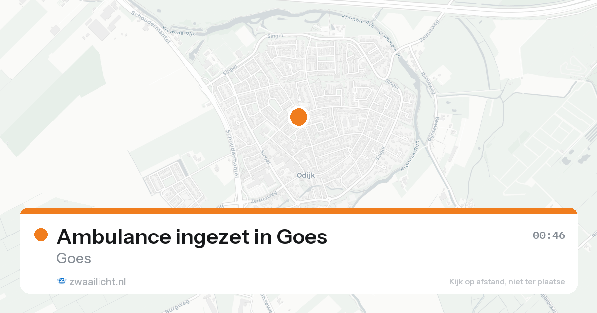 Ambulance ingezet in Goes — 7 feb 2026