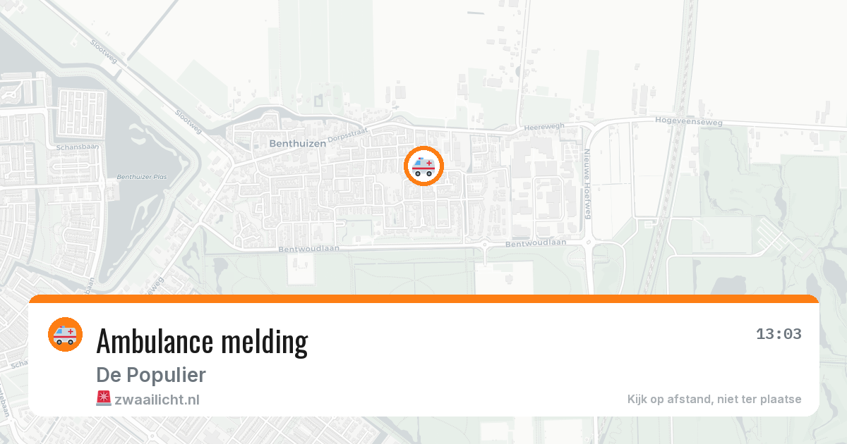 Ambulance melding — 24 jul 2026